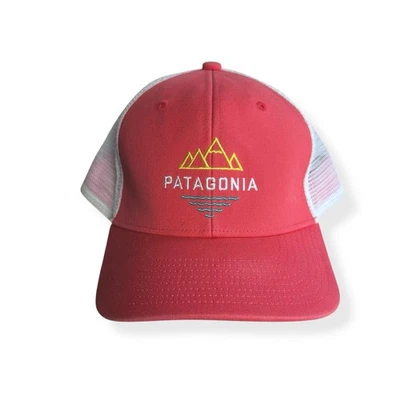 Sombrero de Camionero Patagonia Snapback Rosa Ajustable Bordado Malla Espalda Exterior Foto 1 de 4