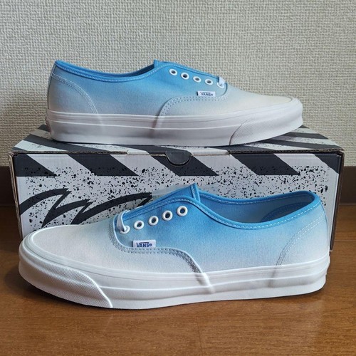 Vans Og Authentic Lx Dip Dye Alaskan Blu Bianco VN0A4BV9B4P Sneaker Uomo Us12