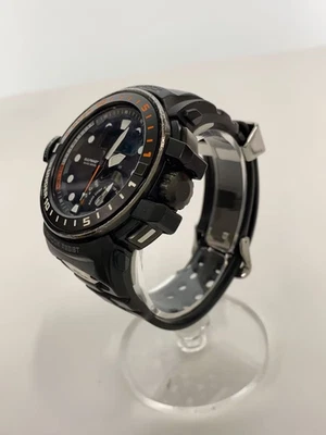 CASIO G-SHOCK GWN-Q1000MC-1AJF Gulfmaster Solar Radio Men's Black Watch Used - Image 1 of 4