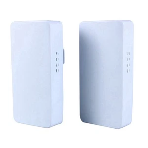 2 PièCes Routeur Wifi ExtéRieur 2.4G 300Mbps RéPéTeur Wifi Pont Routeur San7831 - Photo 1/10