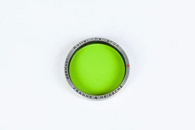 Rollei Bay 3  Lt. Green Filter.  Genuine Rollei, Coated. Bayonet 3 Fit for TLR - Image 1 of 3