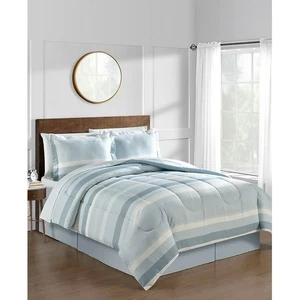 Fairfield Square Collection Azzurro Austin Reversibile Set 6 Pezzi Doppio Trapuntino - Foto 1 di 5