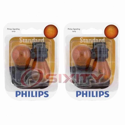 2 bombillas de señal de giro delanteras Philips para Mazda Tribute 2010-2011 sc Foto 1 de 4