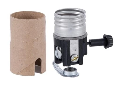 B&P Lamp Socket Interiors with Insulators and Hickey