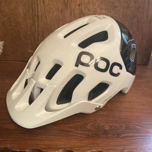 POC Tectal Race SPIN Helmet | Uranium Black/Hydrogen White | M/L 55/58 - Picture 1 of 13