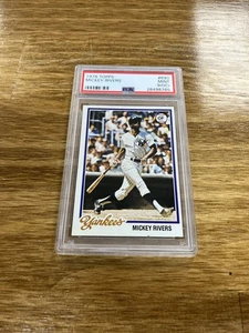 Mickey Rivers 1978 Topps #690 PSA 9 (oc) - Imagen 1 de 2