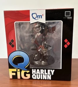 Q FIG Harley Quinn Figure QMX Batman DC Comics 4" Figurine Loot Crate - Picture 1 of 9