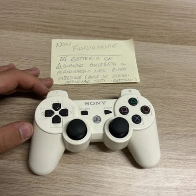 Sony CONTROLLER PS3 Originale Playstation 3 Joystick Bianco Dualshock DESCRIZION - Immagine 1 di 4