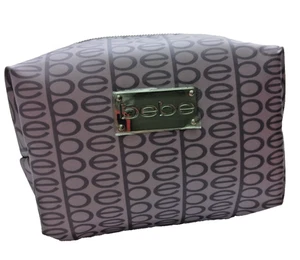 Lila BEBE Monogramm Reise Kosmetik Zug Etui Tasche & 2 Kulturbeutel Flaschen - Bild 1 von 5