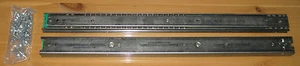 General Devices CLB-307-18 Telescoping Ball Bearing Steel 19" Slides - 1 Pair - Picture 1 of 12