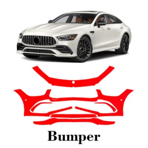 bumper PreCut PPF Paint Protection Film For Mercedes-Benz AMG GT53 2019-2023 - Picture 1 of 8