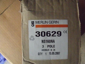 Merlin Gerin 30629 Switch Disconnector Compact NS160NA 160a 3P *New & Boxed* A9 - Picture 1 of 5