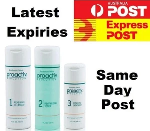 Proactiv 3 Piece/Step 60 Day Set (120ml Cleanser, Toner & 60ml Treatment) 02/27+ - Picture 1 of 1
