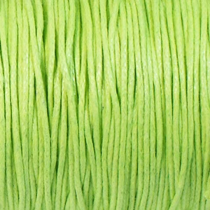Fluorescent Green 1mm Waxed Cotton Cord, 70 Meters, Macrame, Beading String - Picture 1 of 2