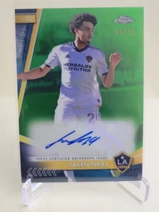 2024 TOPPS CHROME MLS JALEN NEAL GREEN REFRACTOR AUTO #CA-JN Ser #09/99 - Picture 1 of 2