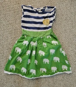 PERSNICKETY Elephant Play Dress Size 5 - Picture 1 of 7