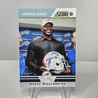 2012 Score Artists Proof Mario Williams /32 SP Football Card #13 - Image 1 of 3