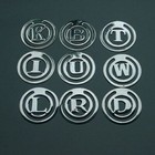 LESEZEICHEN + GELDSCHEINKLAMMER 925 STERLING SILBER BUCHSTABEN