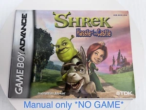Shrek Hassle at the Castle Gameboy Advance GBA - Manual de instrucciones folleto SOLO - Imagen 1 de 3