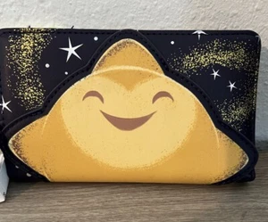 Disney Parks Loungefly Geldbörse - Wish Movie Star Glow in the Dark Neu mit Etikett - Bild 1 von 10