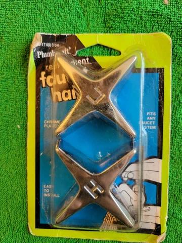 Plumbcraft Cross Faucet Handles New Old Stock Cover