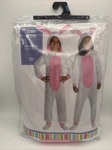 Bunny Rabbit Easter Zipster Jumpsuit Unisex Costume Child L/XL - Picture 1 of 9