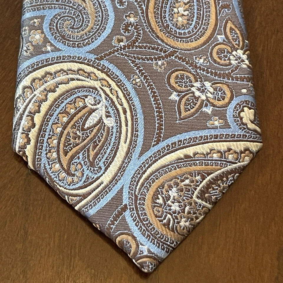 Corbata Joseph Abboud azul 100 % seda para hombre nueva con etiquetas precio de venta sugerido por el fabricante $69,50 Hecha en China Foto 1 de 4