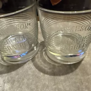 2 X Jameson Rare Black Barrel Whisky Glass Glasses 8.5 Cm High - Picture 1 of 5