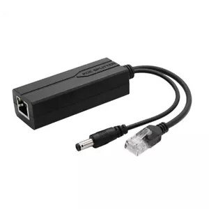 Répartiteur POE tensions stables 48V à 12V DC5,5x2,1mm pour caméras de surveillance - Photo 1/8