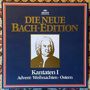 BACH - DIE NEUE BACH-EDITION KANTATEN I 12LP BOX SET NEW WITHOUT SHRINK-WRAP - Imagen 1 de 4