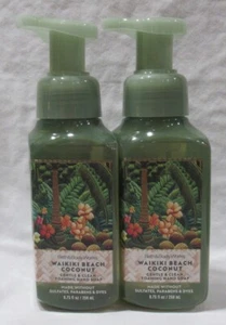 Bath & Body Works sapone mani schiumogeno delicato e pulito lotto 2 WAIKIKI BEACH COCONUT - Foto 1 di 4