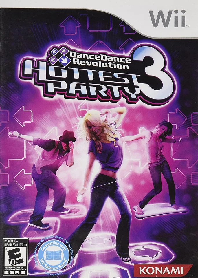 Dance Dance Revolution Hottest Party 3 Game Only Wii Used - Image 1 of 1