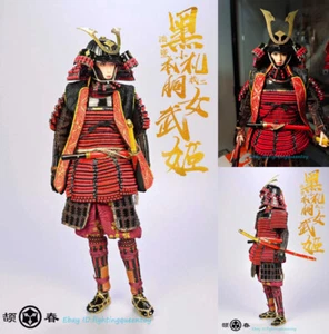 Jie Chun Studio 1/6 Warring States Period Female Samurai Black Armor INSTOCK - Picture 1 of 11