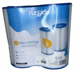Funsicle Universal Pool Filter Replacement Type B 2-pack