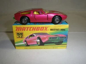 MATCHBOX SUPERFAST Maserati Bora #32 with box   - Picture 1 of 9