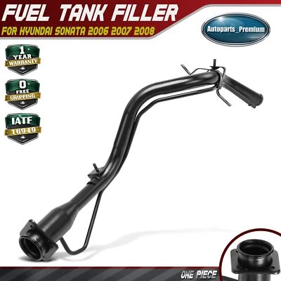 Cuello de llenado de tanque de combustible de acero para Hyundai Sonata 2006 2007 2008 310403K600 negro Foto 1 de 4
