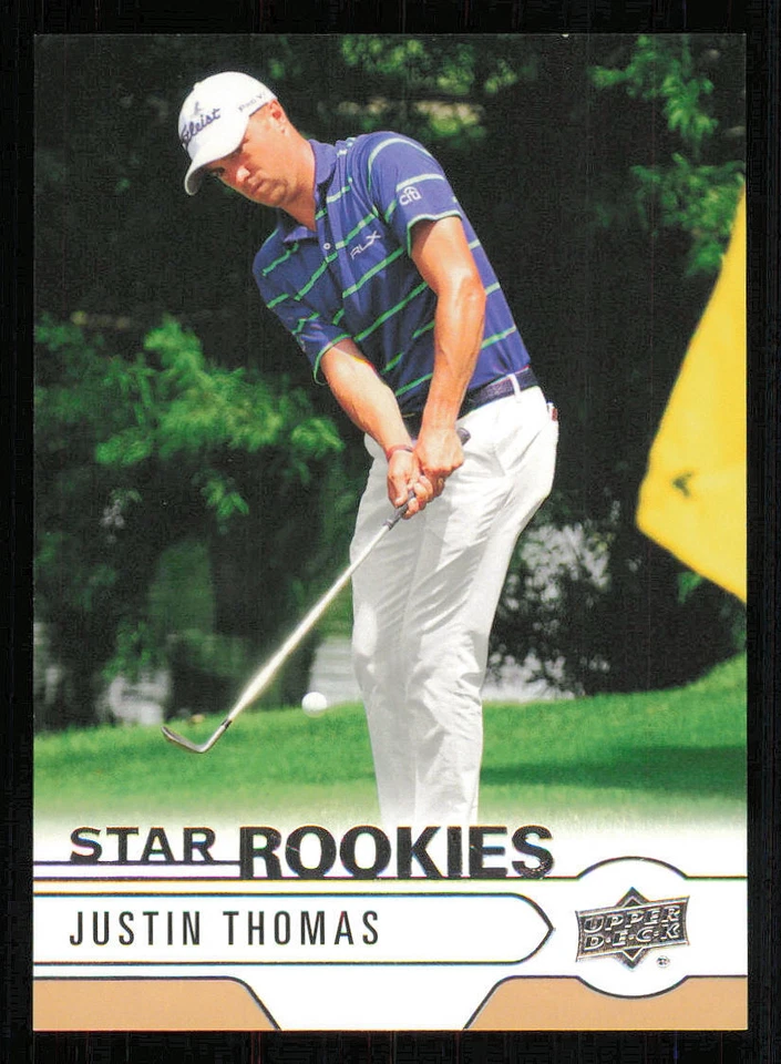 2021 SP Authentic Upper Deck Star Rookies #UDR1 Justin Thomas - Image 1 of 2