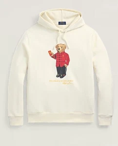Polo Ralph Lauren LUNAR NEW YEAR POLO BEAR Cotton Hoodie SIZE XS RETAIL $188 - Picture 1 of 13