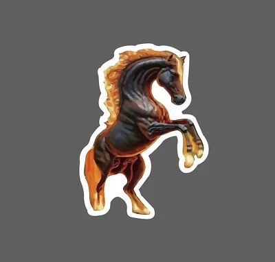 Fire Horse Sticker Neigh Waterproof NEW - Image 1 of 3