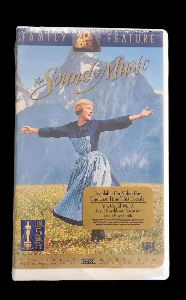 The Sound of Music Original Theatrical Julie Andrews Musical VHS G Movie 1996