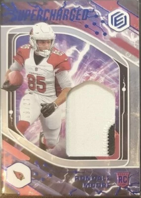 2021 Elements RONDALE MOORE RC SUPERCHARGED 2 Color Patch Rookie #’d 19/27 Cards - Image 1 of 2