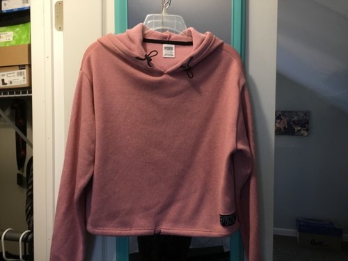 UNDERCOVER Women's Victoria Secret Pink Cropped Hoodie Size Small