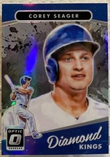 2017 Donruss Optic Diamond Kings Holo Prizm Corey Seager #14 Los Angeles Dodgers