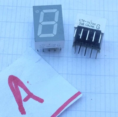 LTS-547AR 7 Segment LED Display. - Image 1 of 4