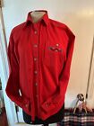 Vintage RoughRider by Circle T Womens Button Up Shirt Lone star Buttons size L