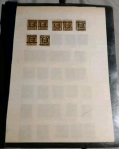 Stamp Book!!! Old Stamps (All Postmarked) Circa 19th/20th Century East Coast USA - Picture 1 of 24