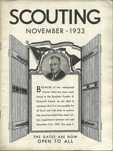 VIMTAGE BOY SCOUT - REVISTA SCOUTING 1933 - NOVIEMBRE - Imagen 1 de 3