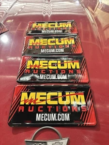 4 Mecum Auto KFZ Auktionsschilder!! - Bild 1 von 1