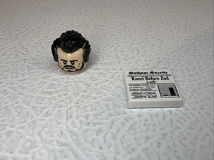 LEGO BATMAN THE MOVIE SERIES 2 71020 GENERAL ZOD Face, Hair And Newspaper - Picture 1 of 4