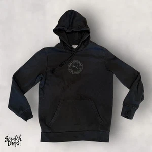 Puma Hoodie Men's Small Black Pullover Comfortable Casual Athletic Streetwear - Picture 1 of 4